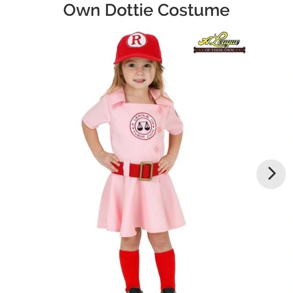Girls Toddler A League of Their Own Costume 18mo